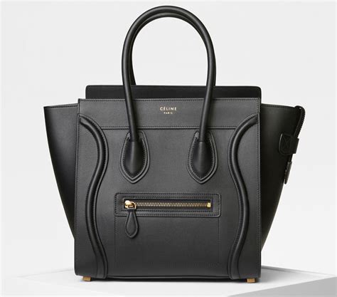 celine black purse price|celine bag price usa.